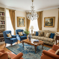 Hand-Tufted Woolen Handmade Area Rug for bed rooms, offices, and dining spaces