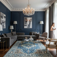 Hand-Tufted Woolen Handmade Area Rug for bed rooms, offices, and dining spaces