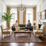 Textured Hand-Tufted Woolen Handmade Rug for bed rooms, offices, and dining spaces. 