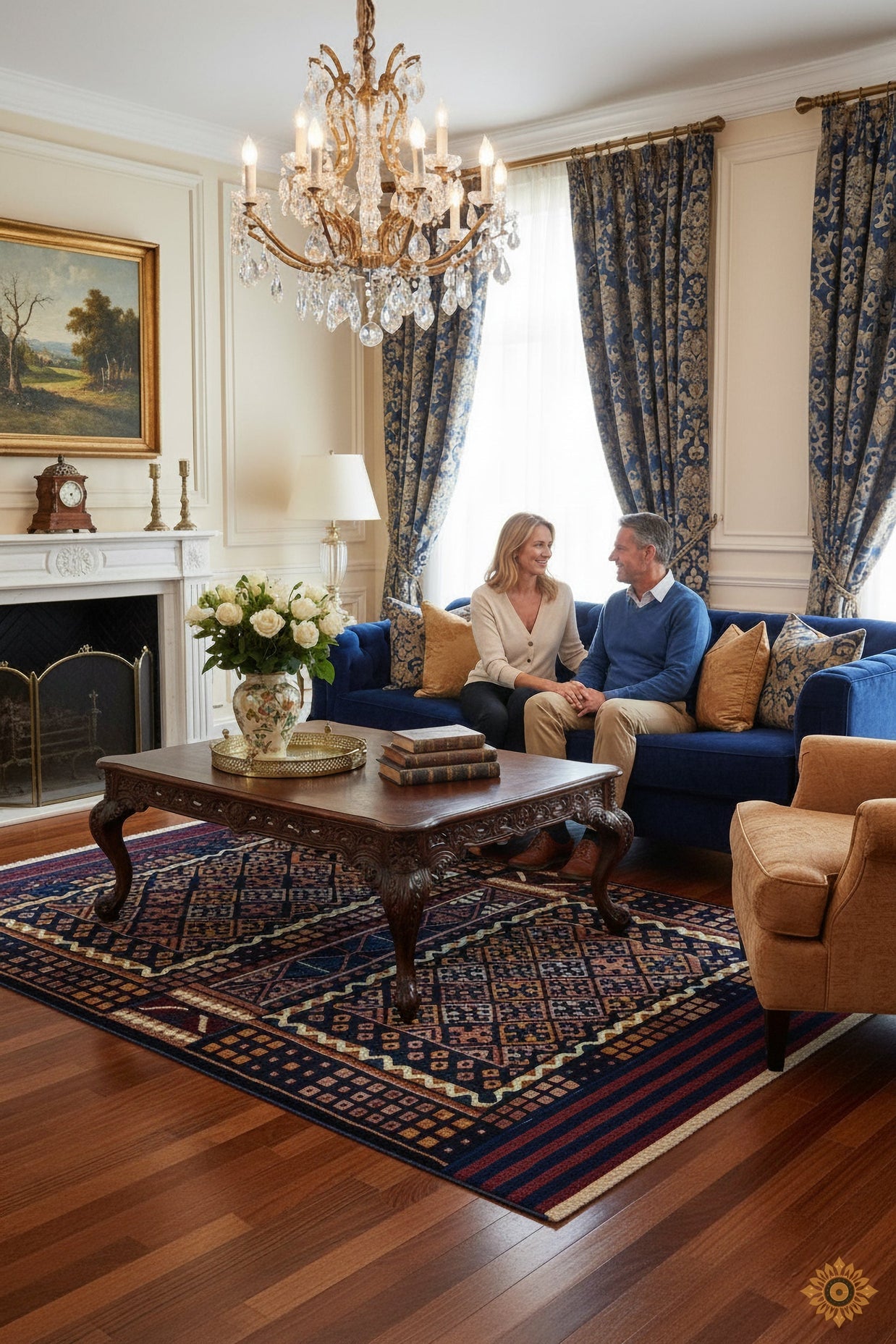 Fusion Weave Hand-Tufted on Durrie woolen rug for bed rooms, offices, and dining spaces with all over geometric lattice