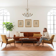 Amber Dusk | Hand-Knotted Woolen Rug