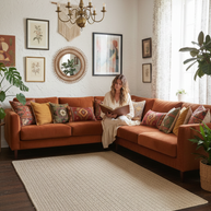 Beige Texture Hand-Woven Soumak woolen rug for bed rooms, offices, and dining spaces. 