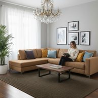 Brown Texture Hand-Woven Soumak woolen rug for bed rooms, offices, and dining spaces. 