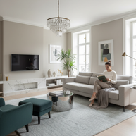 Textured Grey Solid Hand-Loom Viscose Handmade Rug for Living Room