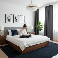 Solid Black Texture Hand-Woven Soumak woolen rug for bed rooms, offices, and dining spaces. 