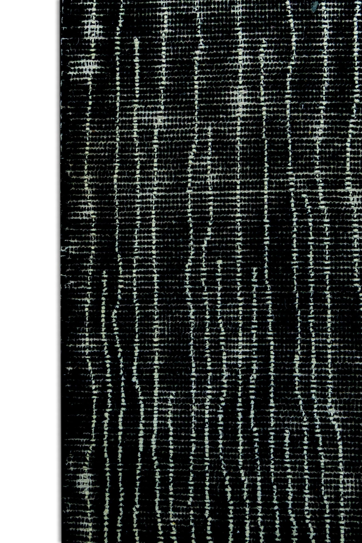 Detail shot of Hand-Tufted Woolen Handmade Rug for bed rooms, offices, and dining spaces.