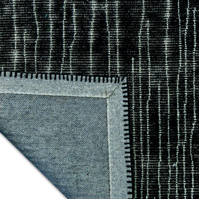 Detail Shot of Hand-Tufted Woolen Handmade Rug for bed rooms, offices, and dining spaces. 