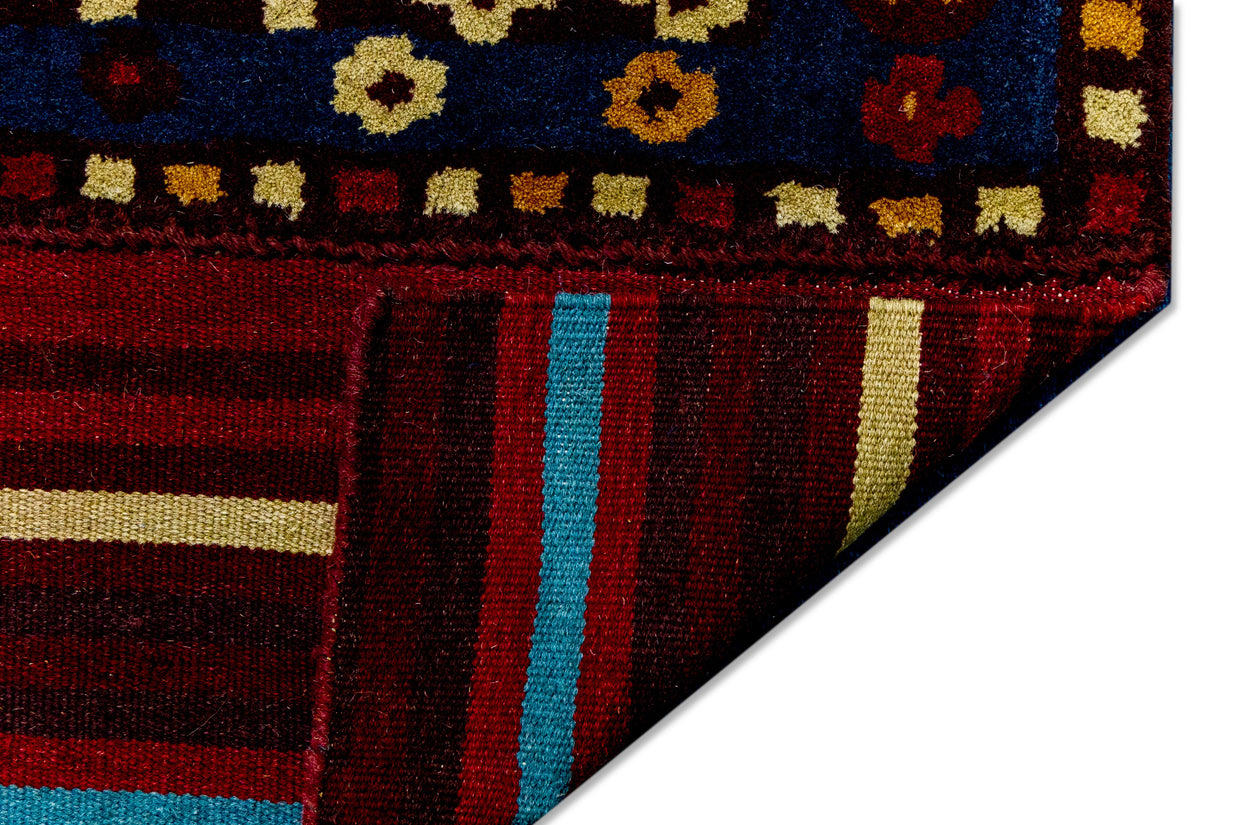 Midnight Mosaic | Fusion Weave (Hand-Tufted on Durrie)