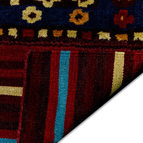 Midnight Mosaic | Fusion Weave (Hand-Tufted on Durrie)