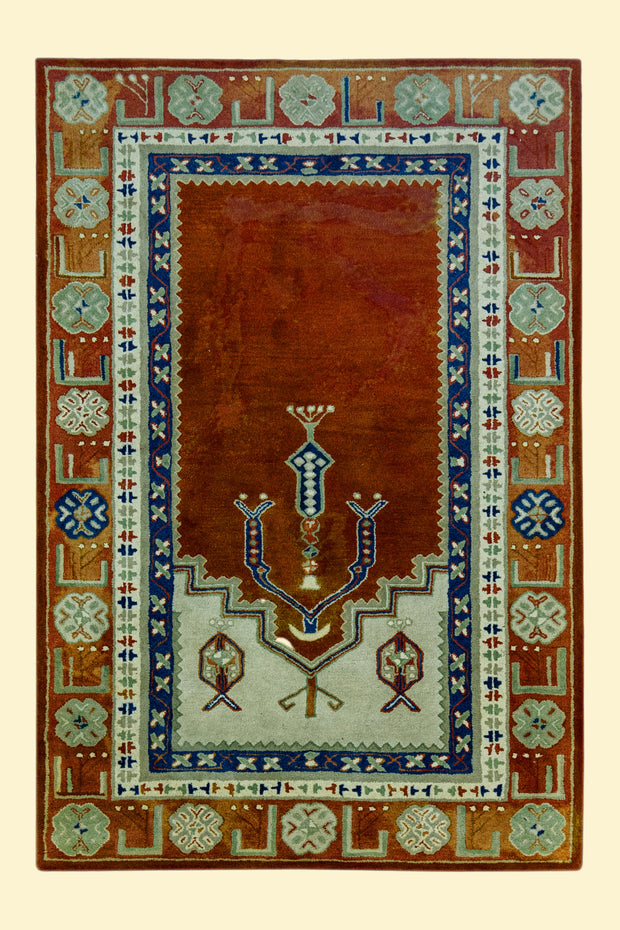 Hand-Tufted Woolen Handmade Rug for bed rooms, offices, and dining spaces.