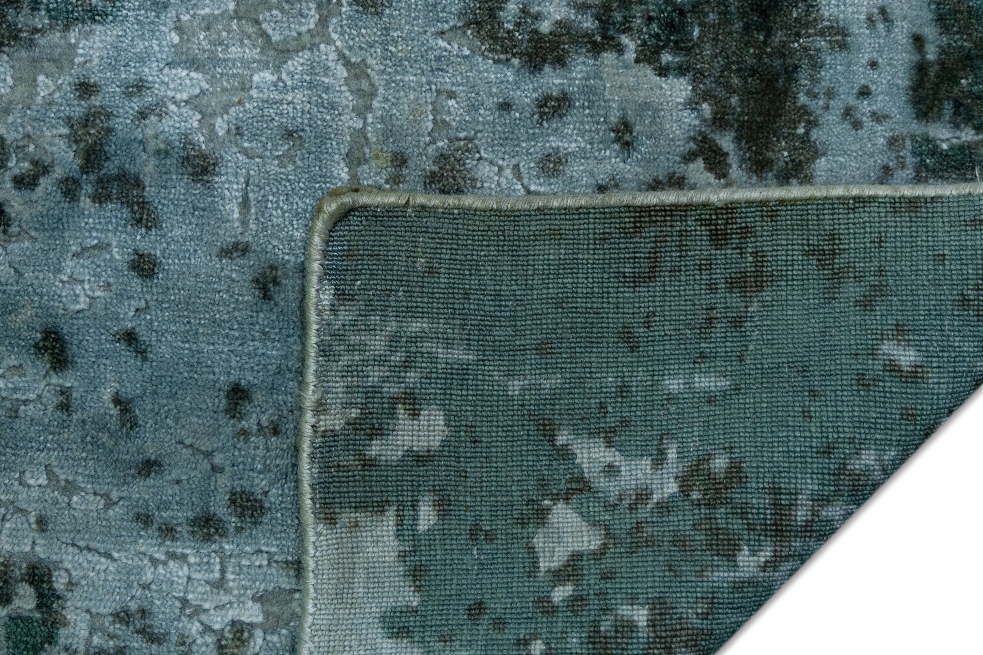 Hand-Loom Printed Viscose Handmade Rug for bed rooms, offices, and dining spaces