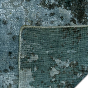 Hand-Loom Printed Viscose Handmade Rug for bed rooms, offices, and dining spaces