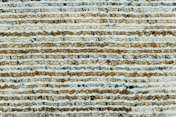 Detail Shot of Textured Area Rug Hand-Loom Pet Yarn Handmade Rug for bed rooms, offices, and dining spaces. 