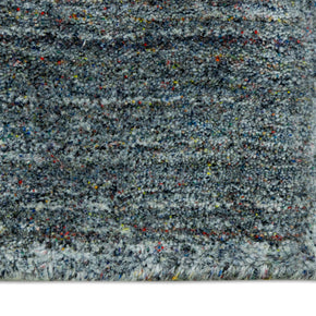 Detail Shot of Hand-Loom Woolen Handmade Rug for bed rooms, offices, and dining spaces. 