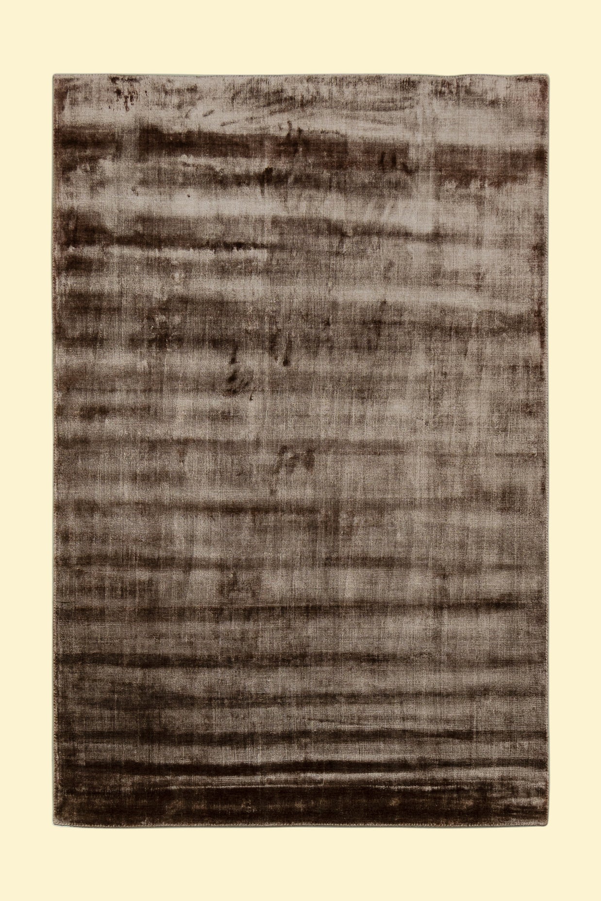 Textured Brown and Beige Hand-Loom Woolen Handmade Rug for bed rooms, offices, and dining spaces. 