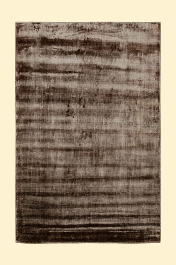 Textured Brown and Beige Hand-Loom Woolen Handmade Rug for bed rooms, offices, and dining spaces. 