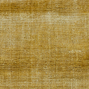 Detail Shot of Textured Gold and Beige Hand-Loom Viscose Handmade Rug for Modern bed rooms, offices, and dining spaces.