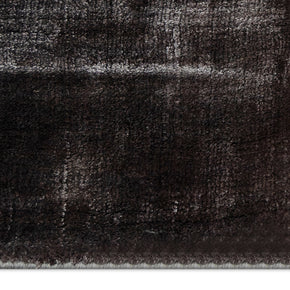 Detail Shot of Textured Rug with Wavy Pattern Hand-Loom Viscose Handmade Rug for bed rooms, offices, and dining spaces. 