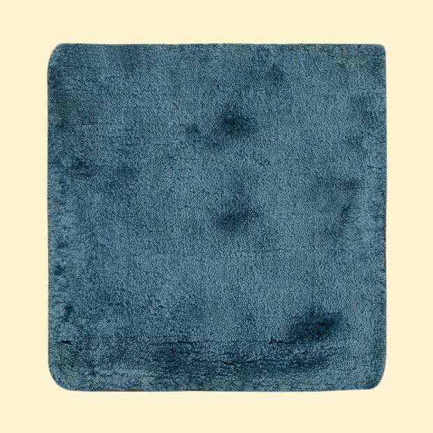 Hand-Knotted Viscose - Ink Blue