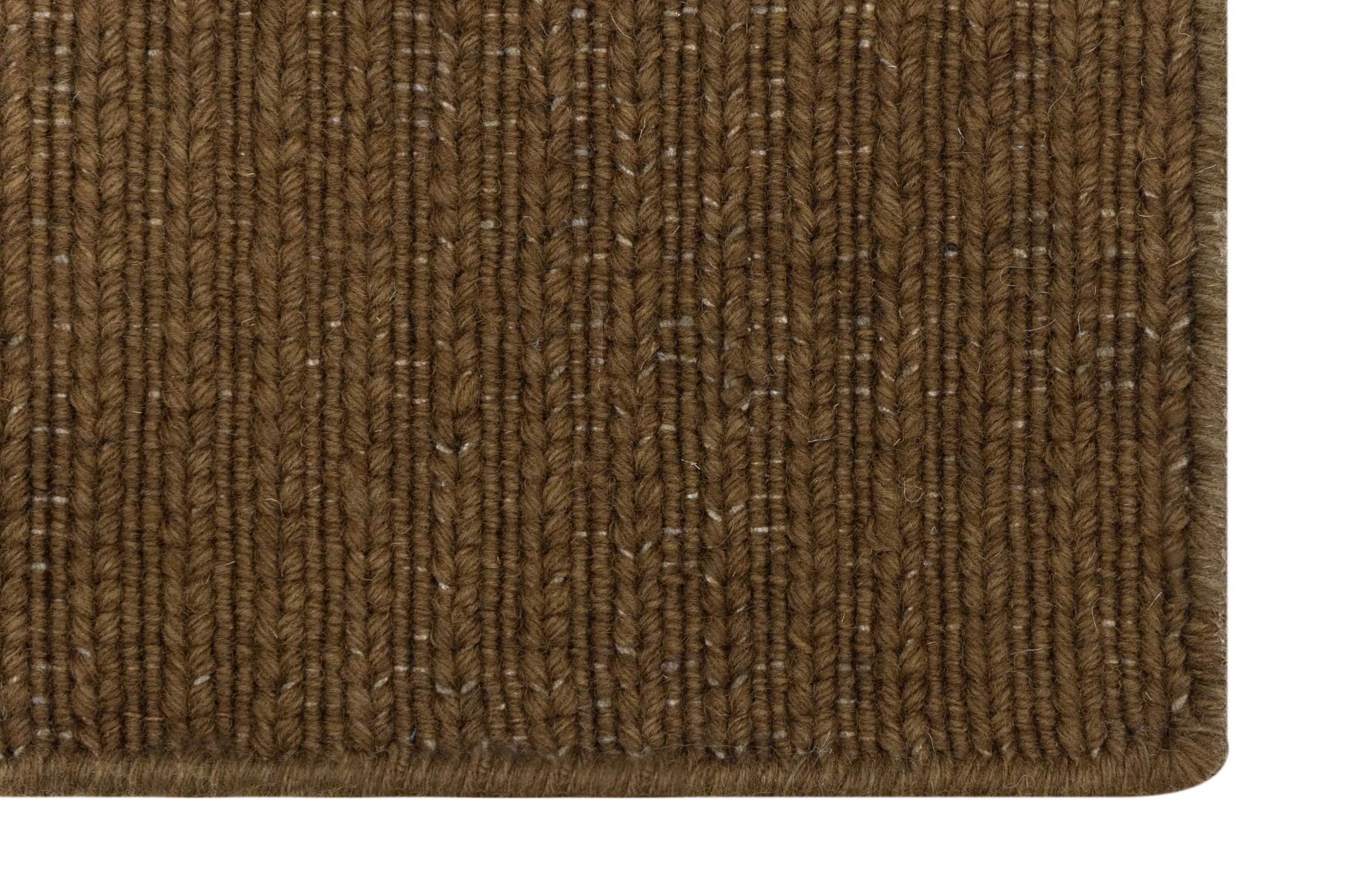 Brown Texture Hand-Woven Soumak woolen rug for bed rooms, offices, and dining spaces. 