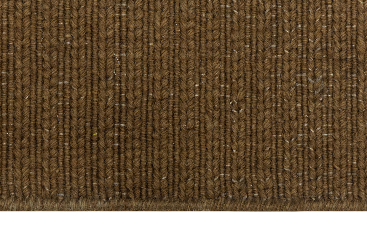 Brown Texture Hand-Woven Soumak woolen rug for bed rooms, offices, and dining spaces. 