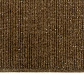 Brown Texture Hand-Woven Soumak woolen rug for bed rooms, offices, and dining spaces. 
