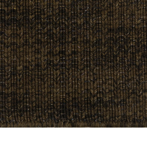 Clouse-up for Brown Texture Hand-Woven Soumak woolen rug for bed rooms, offices, and dining spaces. 