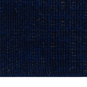 Clouse-up of Navy Blue Texture Hand-Woven Soumak woolen rug for bed rooms, offices, and dining spaces. 