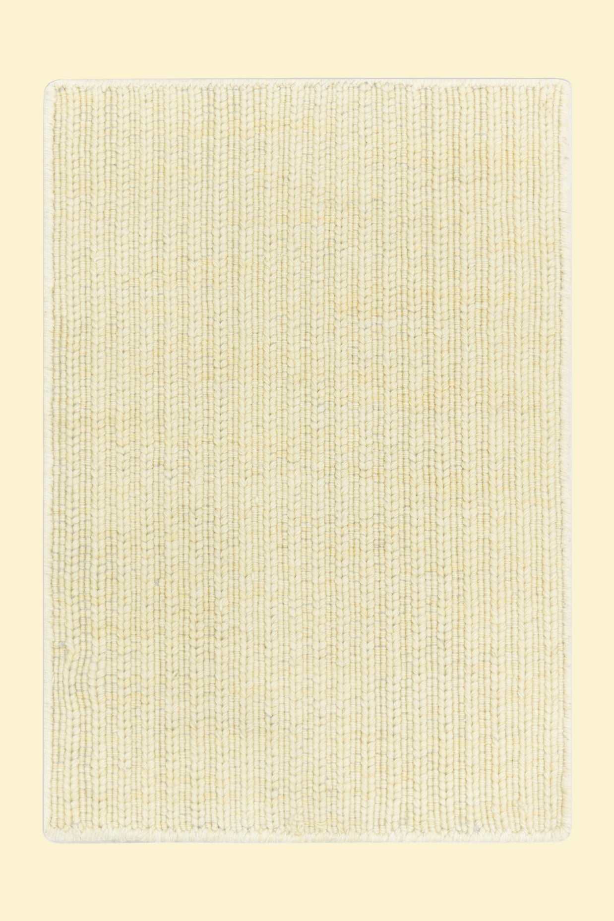 Beige Texture Hand-Woven Soumak woolen rug for bed rooms, offices, and dining spaces. 