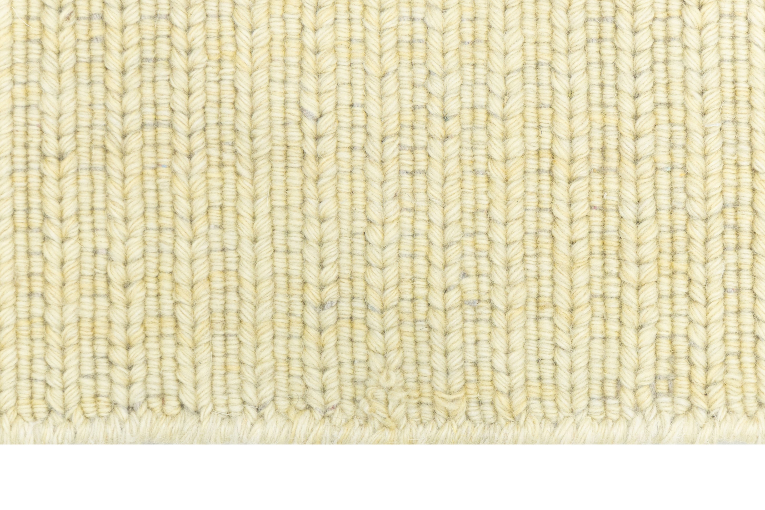 Close-up of Beige Texture Hand-Woven Soumak woolen rug for bed rooms, offices, and dining spaces. 