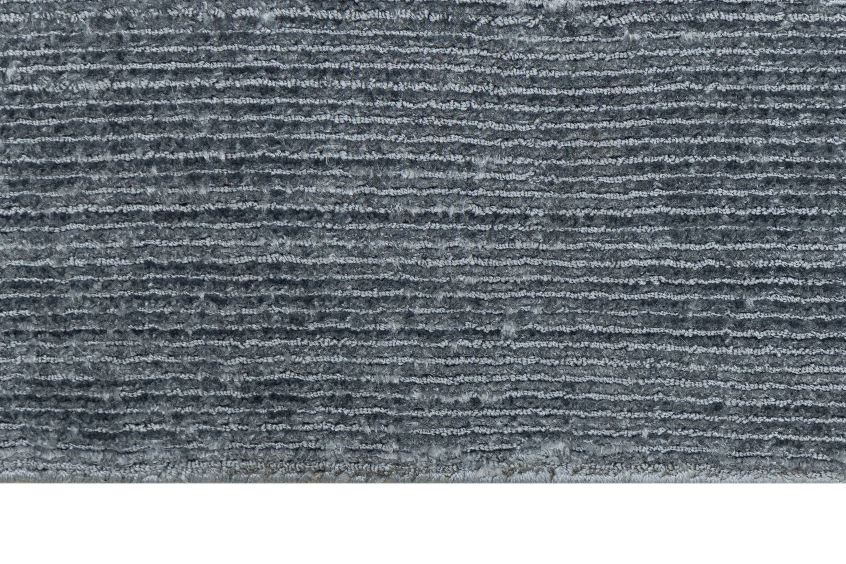 Steel Horizon | Hand-Loom Viscose Rug