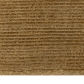 Golden Saffron Solid Hand-Loom Viscose Rug