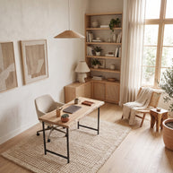 Alpine Grid | Handwoven Pitloom Rug