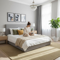 Bronze Taupe | Hand-Woven Soumak Wool Rug