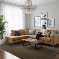 Coffee Bark | Hand-Woven Soumak Wool Rug