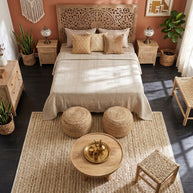 Desert Rhythm | Durry Handwoven Jute Cotton Rug