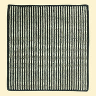 Midnight Grid | Durry Pitloom Wool Jute Rug