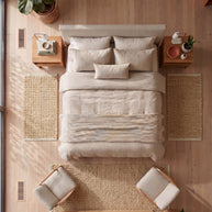 Golden Dune | Handwoven Pitloom Jute Rug