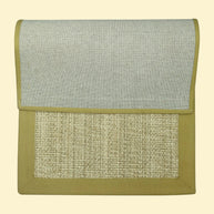 Handmade Jute Rug highlighting the cotton back