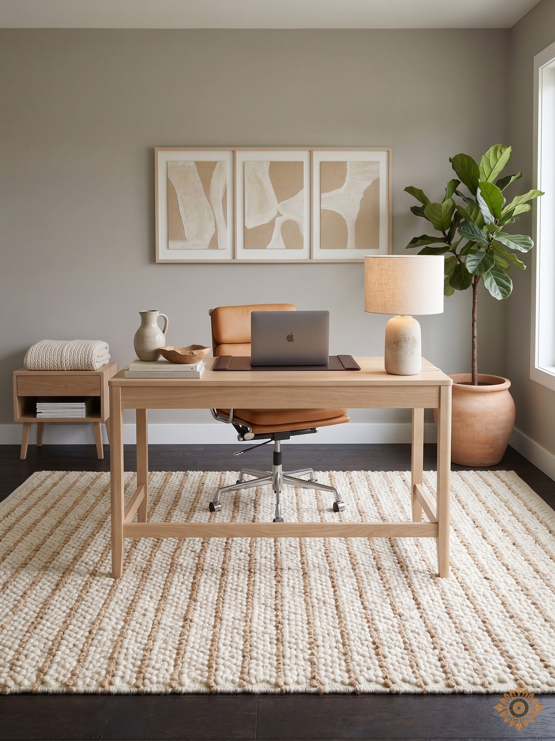 Ivory Pebble | Handwoven Pitloom Durrie