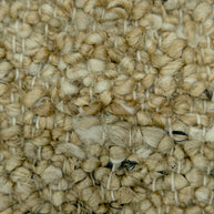 Nomad Texture | Handwoven Pitloom Durrie, Close-up of beige jute carpet texture