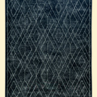 Black Hand-Tufted Woolen Handmade Rug for bed rooms, offices, and dining spaces.