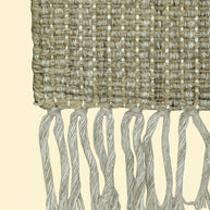 Outdoor Pitloom PET Yarn Rug, Woven rug with fringes
