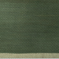 Green wool fabric texture with a subtle pattern and beige border