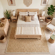 Sahara Weave | Handwoven Pitloom Jute Rug