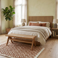 Terracotta Pebble | Handwoven Pitloom Durrie