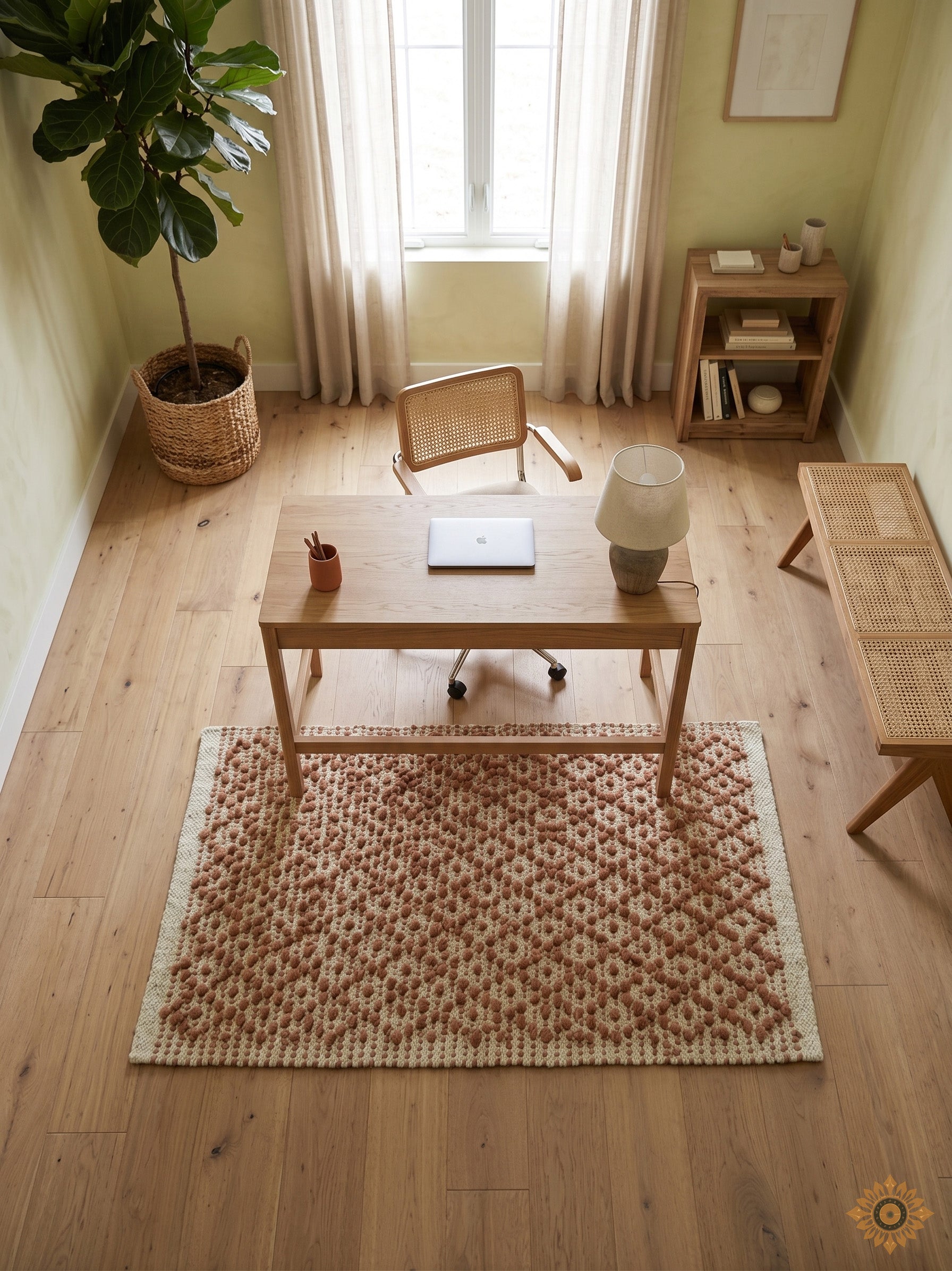 Terracotta Pebble | Handwoven Pitloom Durrie